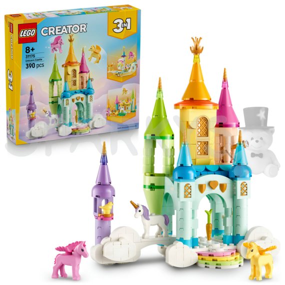 LEGO® Creator 3v1 31175 Hrad s jednorožcami                    