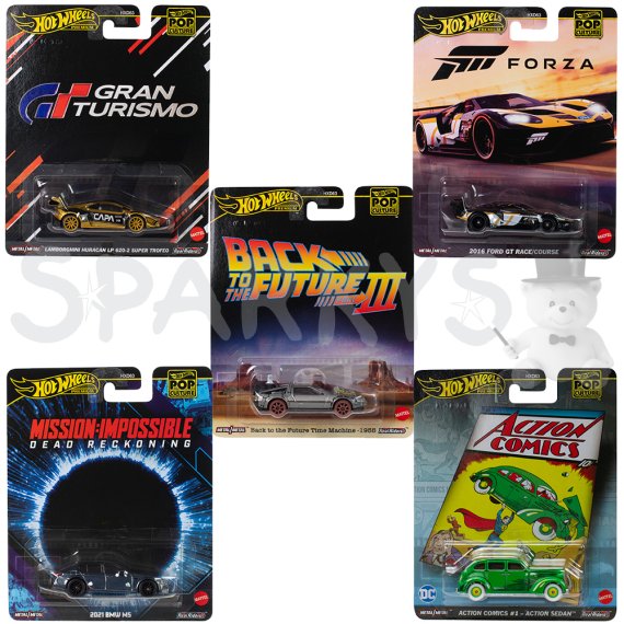Hot Wheels Prémiový angličák pop Pop Culture - viac druhov                    