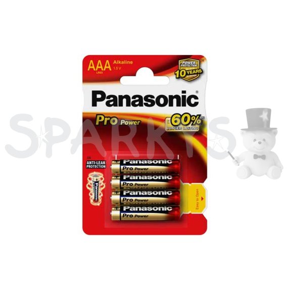 Panasonic - Alkalická mikrotužková batéria AAA 4ks                    