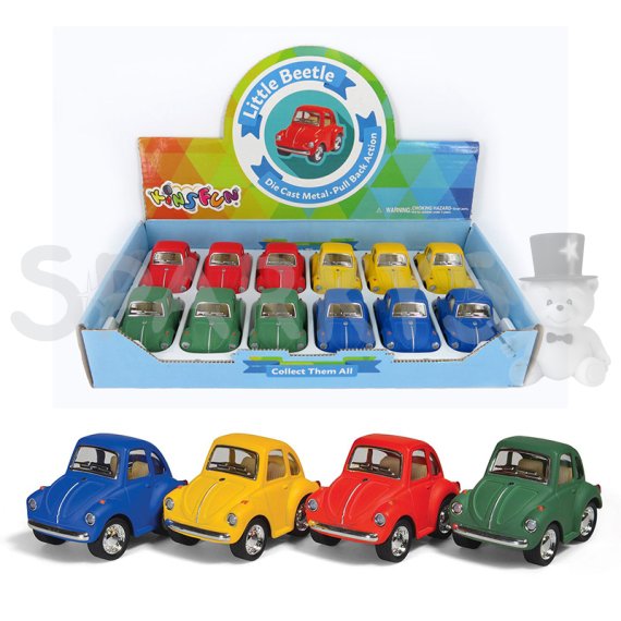 Kovový model - Volkswagen Little Beetle MAT - 4 druhy                    
