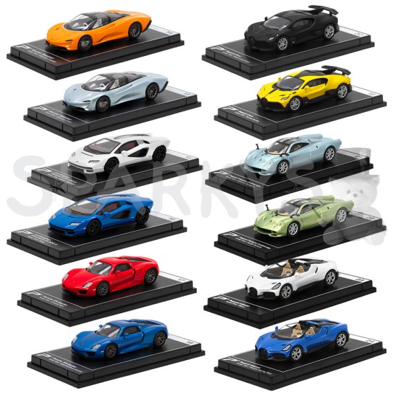 Kovový Hypercar League Collection H1324 - 12 modelov                    