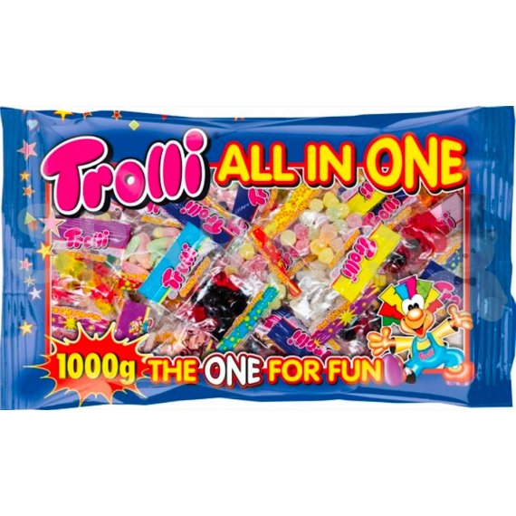 Trolli Želé All in One 1 kg - veľké balenie                    