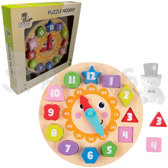 BABU - Hodiny puzzle                    