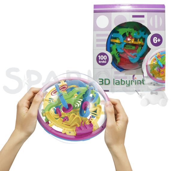 3D Magický labyrint 100 krokov                    