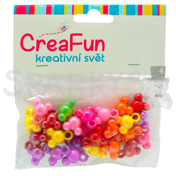 Prívesok medveď, 32ks                    