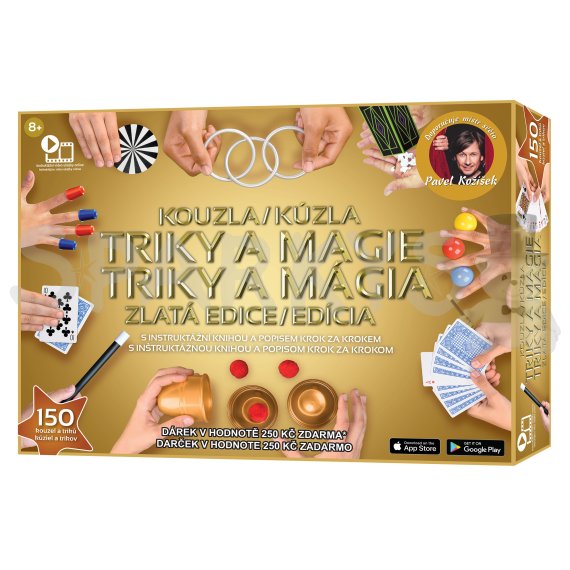 Škola kúziel - Kúzla, triky a mágia - Zlatá edícia 150 trikov                    