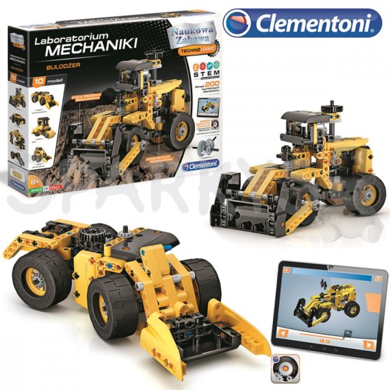 Clementoni - Mechanické laboratórium - Buldozér                    