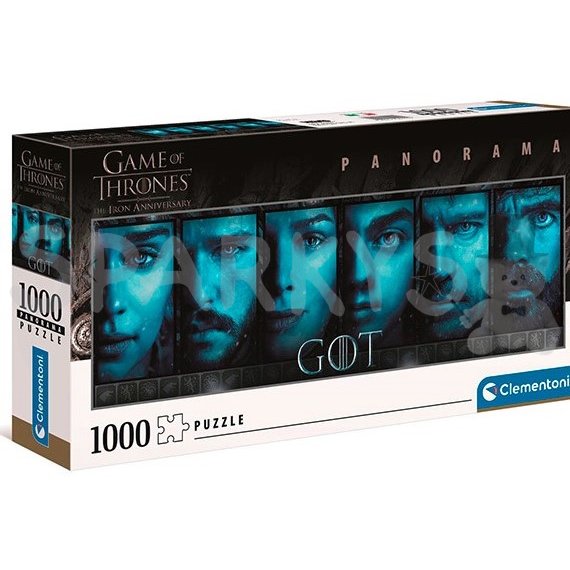 Clementoni - Puzzle Panorama 1000 Game of Thrones                    
