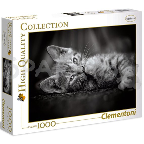 Clementoni - Puzzle 1000 mačiatko                    
