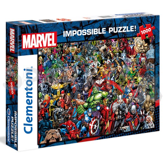 Clementoni - Puzzle Impossible 1000 Marvel                    