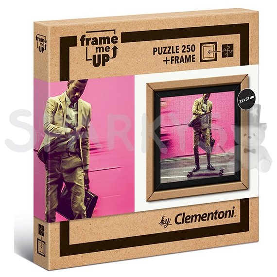 Clementoni - Puzzle 250 + rámček Žiť rýchlejšie                    