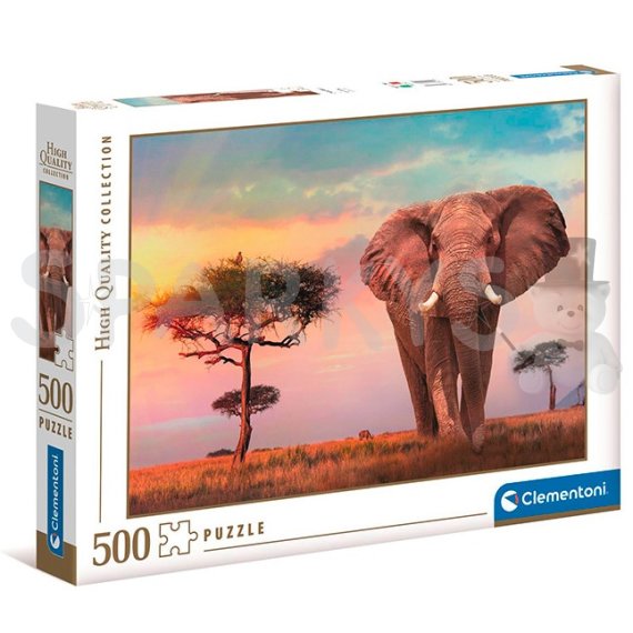 Clementoni - Puzzle 500 Africký západ slnka                    