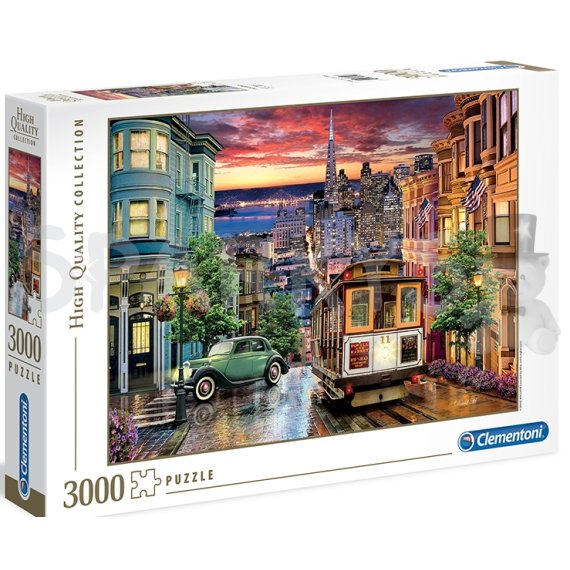 Clementoni - Puzzle 3000 San Franciosco                    