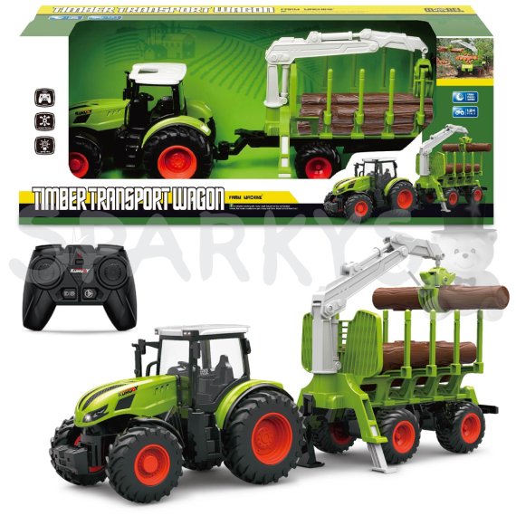 R/C Farmársky traktor 1:24 so svetlom a zvukom                    