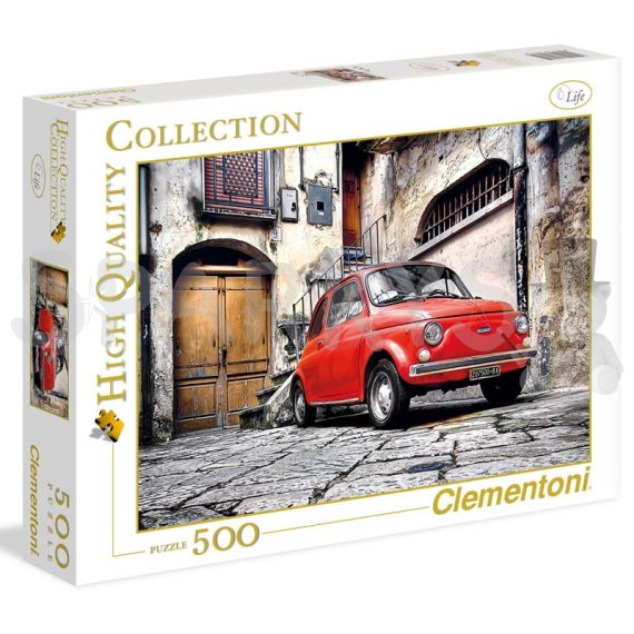 Clementoni - Puzzle 500 FIAT 500                    