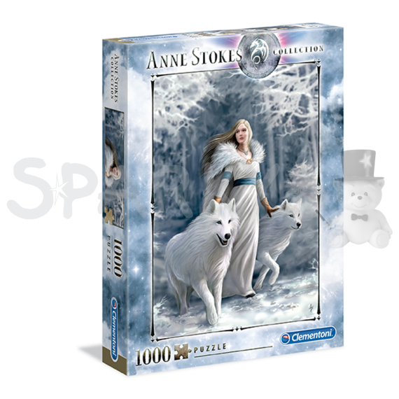 Clementoni - Puzzle Anne Stokes 1000 Zimní strážci                    