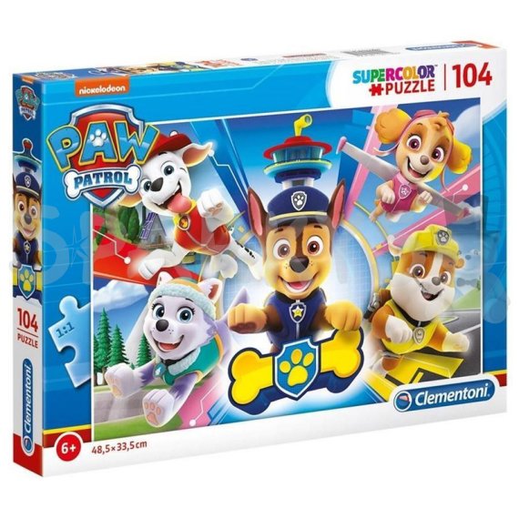 Clementoni - Puzzle Supercolor 2x60 Tlapková Patrola                    