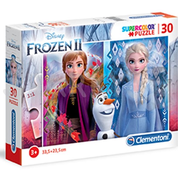 Clementoni - Puzzle Maxi 30 Ľadové kráľovstvo 2                    