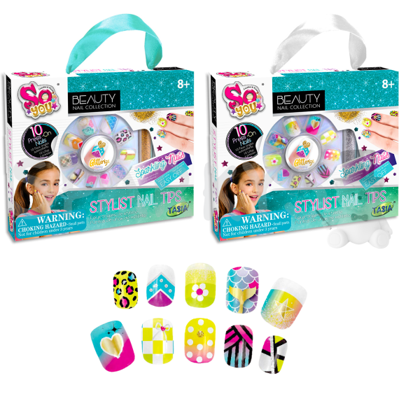 TASIA - Beauty sada nechty - Štylistická sada s glitrami                    