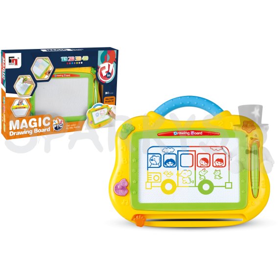 Magnetická kresliaca tabuľa malá MAGIC farebná                    
