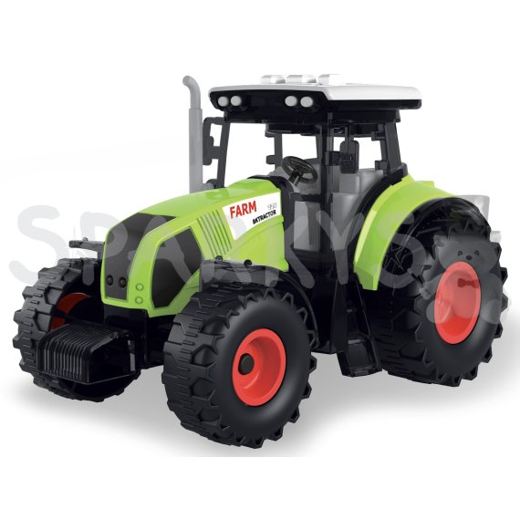 FARM SERVICE - Traktor so svetlami a zvukmi - zelený                    