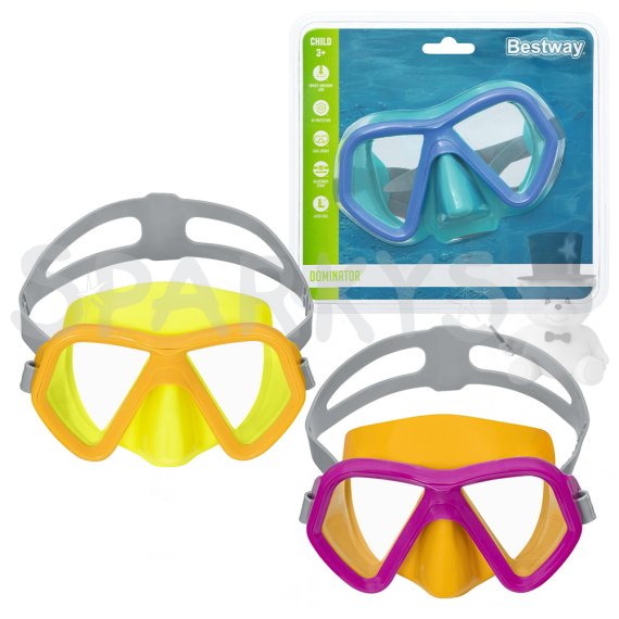 BESTWAY 22048 - Potápačská maska ​​Dominator™ od 3 rokov - 3 druhy                    