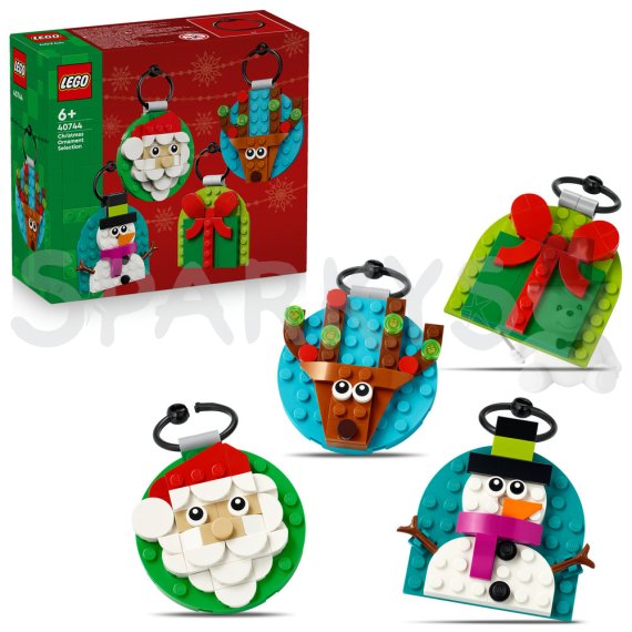 LEGO® Iconic 40744 Sada vianočných ozdôb                    