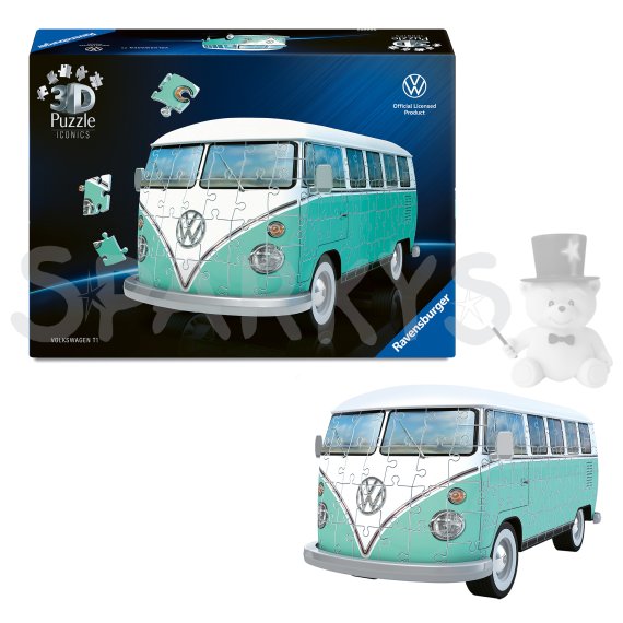 3D Puzzle Iconics: Volkswagen Autobus                    