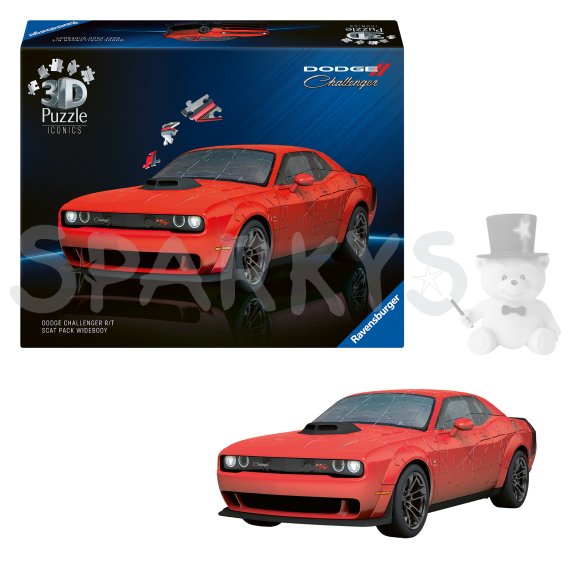 3D Puzzle Iconics: Dodge Challenger R/T Scat Pack Widebody                    
