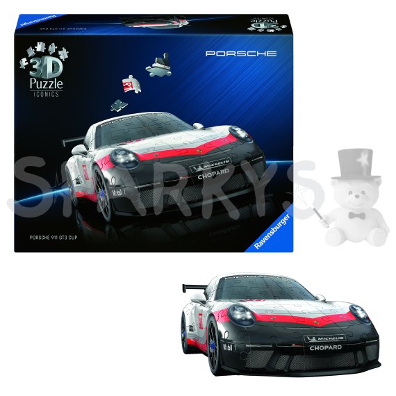 3D Puzzle Iconics: Porsche 911 GT3 Cup                    