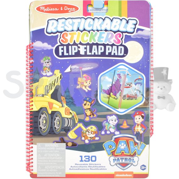 Melissa &amp; Doug - Labková patrola - Kniha so samolepkami - viac druhov                    