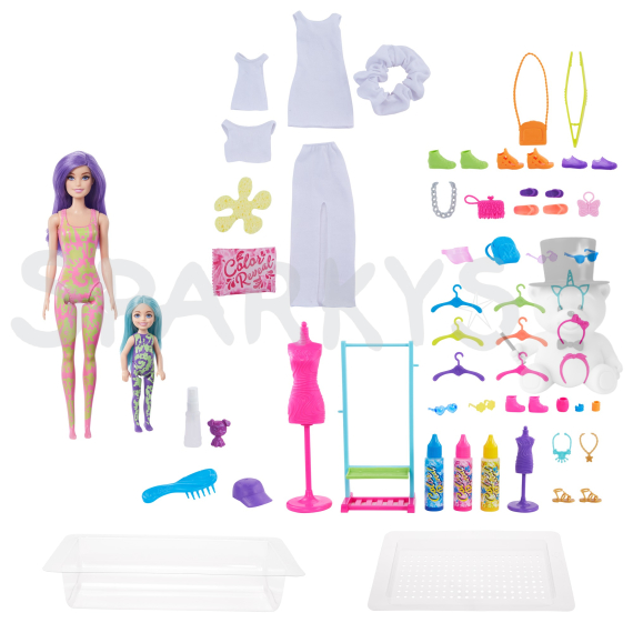 Barbie Color Reveal Neonová Batika Dárkový Set                    