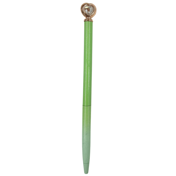 Kovové pero 16 cm SRDCE Diamant