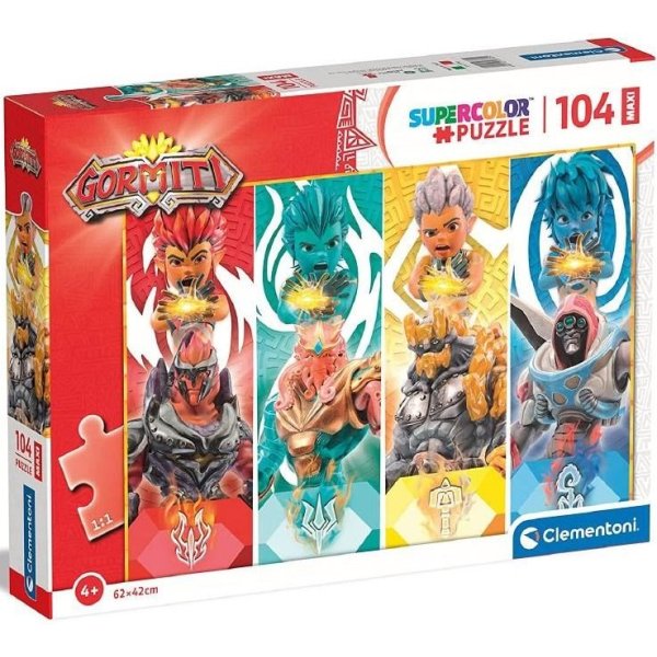 E-shop Clementoni - Puzzle Gormiti: Poslovia s náramkami MAXI 104 dielikov